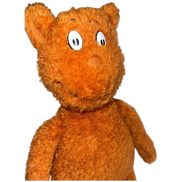 Dr Seuss Hop On Pop Plush Brown Bear 16 in 1963 Vintage Stuffed Animal Toy - Picture 4 of 14